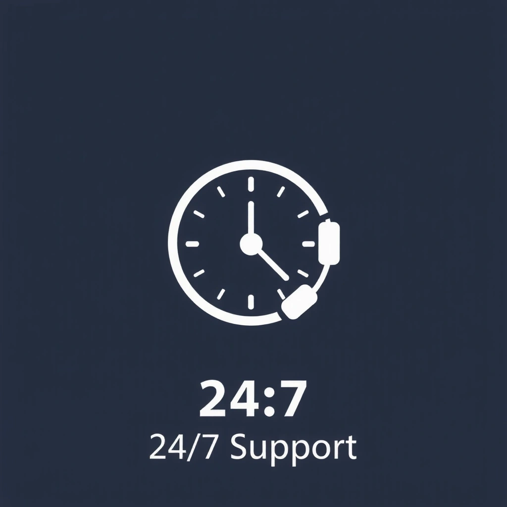 24/7 support icon