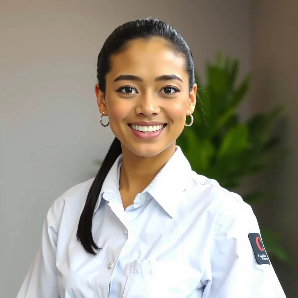 Team member Sarah Davis