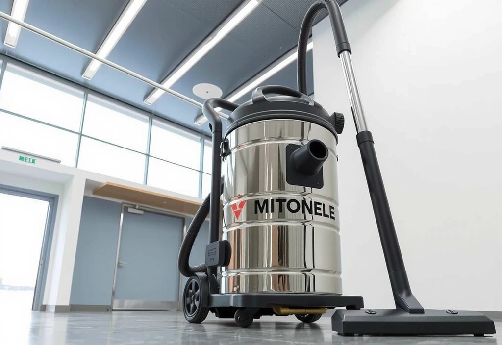 High-powered industrial vacuum cleaner